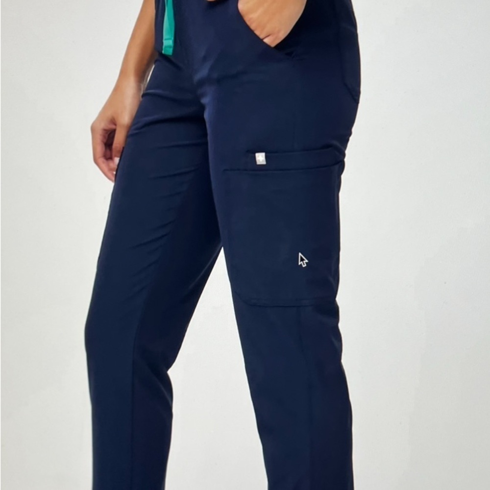 Figs Blue Straight Leg Scrub Pants Size Xsmall Color Dark Blue NWOT